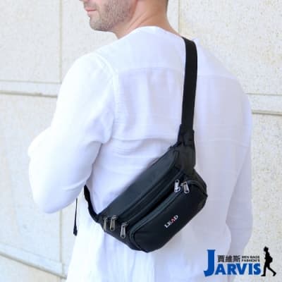Jarvis賈維斯 萬用腰包 側肩背旅遊商務隨身包-經典