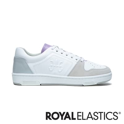 ROYAL ELASTICS MAKER 白紫灰真皮時尚休閒鞋 (女) 98214-086