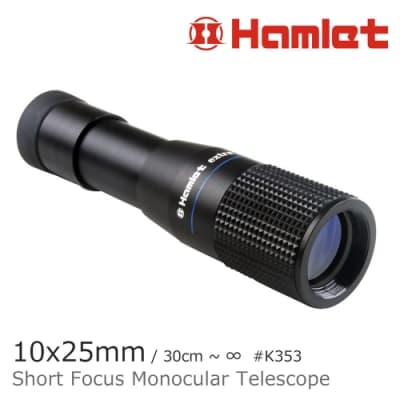 【Hamlet 哈姆雷特】10x25mm 單眼短焦微距望遠鏡【K353】