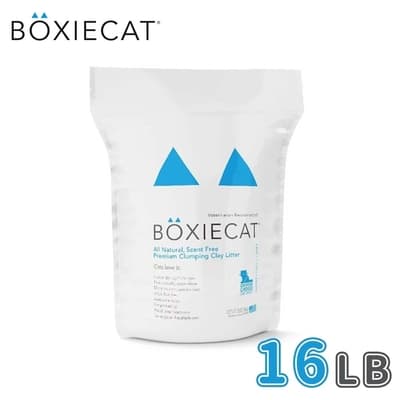 【BOXIECAT博識貓】美國黏土凝結貓砂- 16LB(7.26Kg) 兩款任選