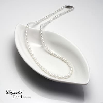大東山珠寶 天然小米粒珍珠項鍊 輕時尚氣質 多重佩戴 短版頸鍊 3.5MM