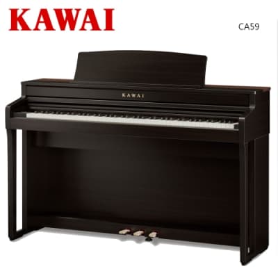 KAWAI CA59 R 88鍵木質琴鍵旗艦機種數位電鋼琴 玫瑰木紋