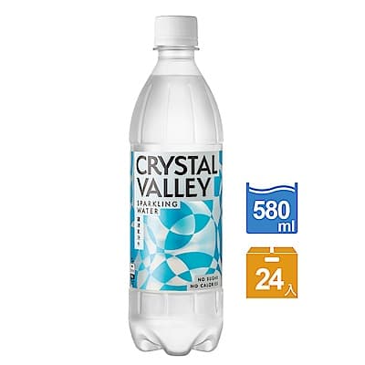 CrystalValley礦沛氣泡水(585mlx24入)
