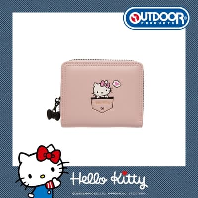 【OUTDOOR】Hello Kitty聯名款-牛仔凱蒂-中夾-粉 ODKT22A03PK