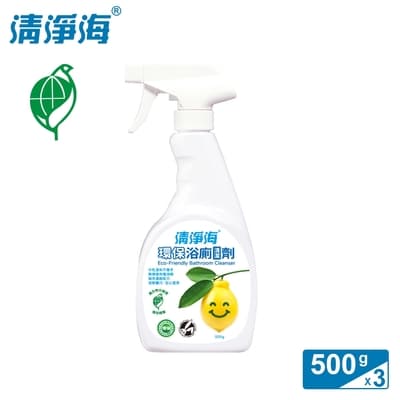 清淨海 檸檬系列環保浴廁清潔劑 500g (3入組)