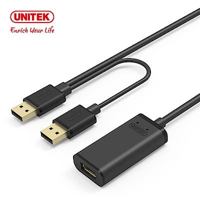 UNITEK USB2.0訊號放大延長線(5M)