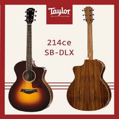 Taylor 214CE-SB-DLX 電木吉他 / 民謠吉他