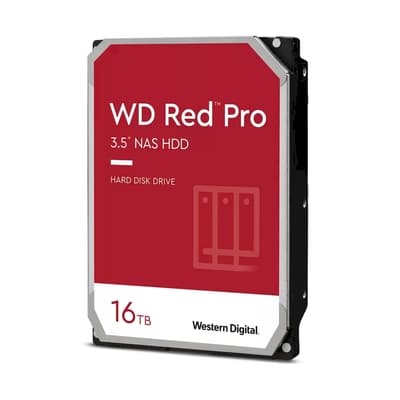( 2入組 ) WD 紅標 Pro 16TB 3.5吋NAS硬碟 WD161KFGX