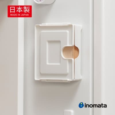 日本 INOMATA 日製壁掛磁吸抽取式咖啡濾紙收納盒(可裝錐形/扇形)