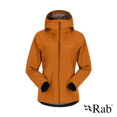 【RAB】Namche GTX Jacket Wmns 防風防水連帽外套 女款 橙橘 #QWH31