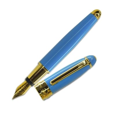 CAMPO MARZIO MINNY迷你袖珍型漆面鋼筆-淺藍色