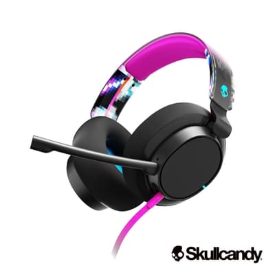 Skullcandy 骷髏糖 SLYR 史萊爾 Pro 電競有線耳機-黑色(332)