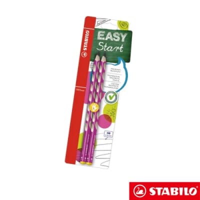 STABILO 繪畫系 - EASYgraph 人體工學鉛筆HB (紫紅)