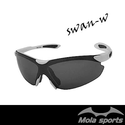 MOLA SPORTS 摩拉運動太陽眼鏡 男女可戴 跑步/高爾夫/自行車- Swan_W