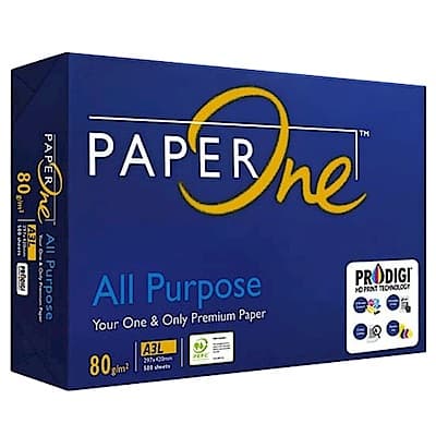 PaperOne All Purpose 多功能影印紙 A3 80G 5包/箱