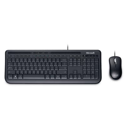 Microsoft 微軟 600 標準鍵盤滑鼠組 黑(APB-00017)