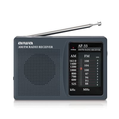 AIWA愛華 袖珍型調頻 / 調幅收音機 AF-33