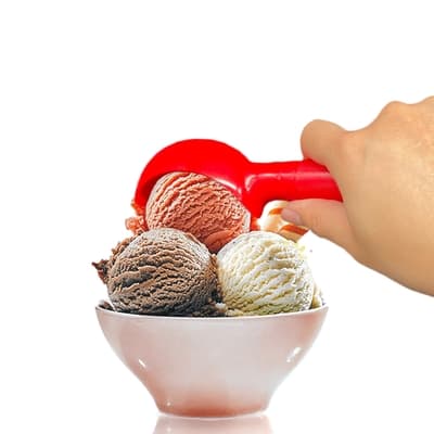 金德恩 MIT冰淇淋半圓弧挖球勺/多色可選/紅/深藍/綠/挖勺/挖球器/冰淇淋勺/挖冰杓/冰勺/湯匙