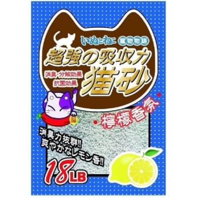Pet story寵物物語-大福檸檬砂 (細) 18LB (三包組)