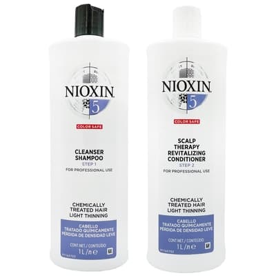 NIOXIN 耐奧森(儷康絲) 5號潔髮乳+5號甦活乳1000ML 卓冠公司貨
