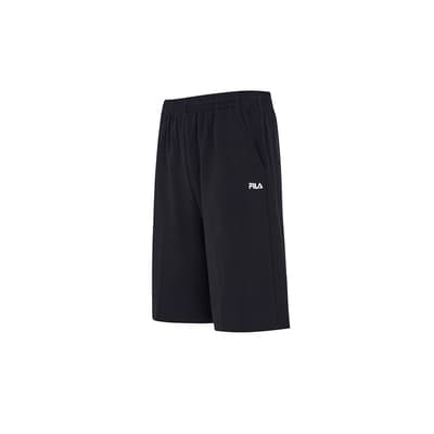 FILA 男針織短褲-黑色 1SHX-1507-BK