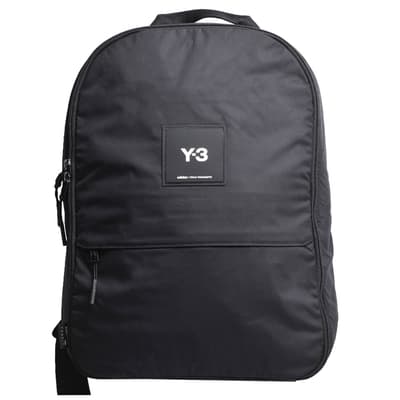 Y-3 TECH BP 高質感尼龍品牌字母Y-3 Logo山本耀司經典後背包(黑色/HD3336)