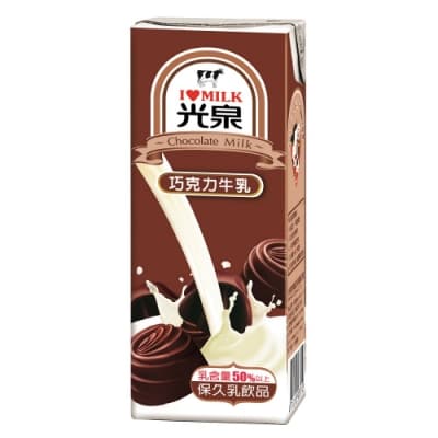 光泉 巧克力牛乳(200mlx6入)