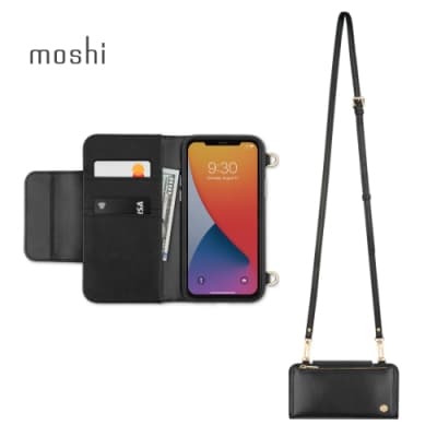 Moshi SnapTo Crossbody Wallet 磁吸式斜背三用手機包