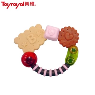 日本《樂雅 Toyroyal》經典環形餅乾固齒器