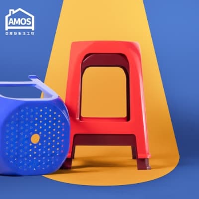 Amos-台灣製透氣塑膠椅-高賓椅-辦桌椅