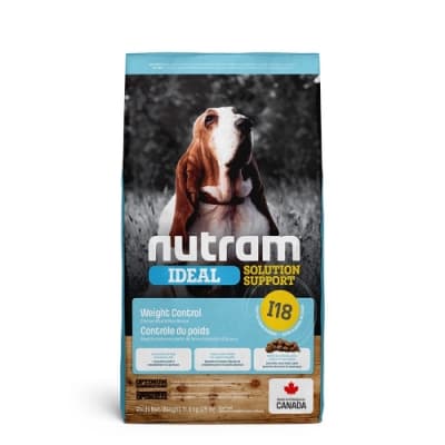 NUTRAM 紐頓 I18 體重控制 雞肉+豌豆 成犬糧 11.4kg