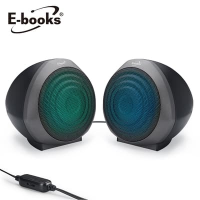 E-books D43魔幻炫光兩件式2.0聲道多媒體喇叭
