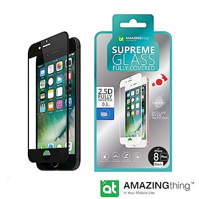 AMAZINGthing Apple iPhone 8 Plus 滿版強化玻璃保護貼