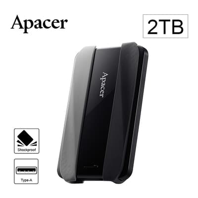 Apacer AC533 2TB 2.5吋行動硬碟-黑