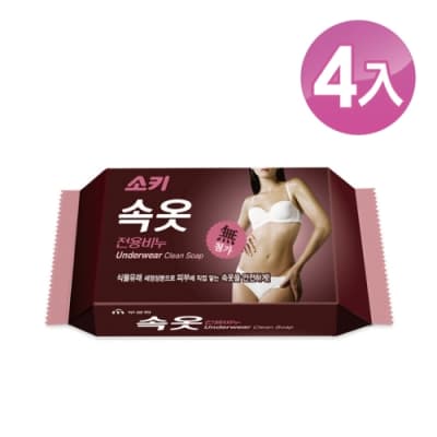 【韓國 MKH無窮花】女性貼身衣物洗衣皂 4入