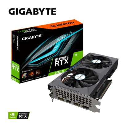 GIGABYTE 技嘉 GeForce RTX 3060 Ti EAGLE OC 8G 顯示卡REV 2.0