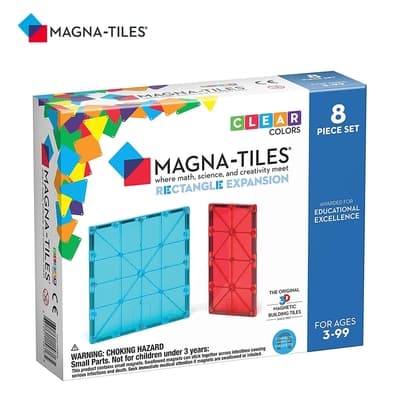 Magna-Tiles磁力積木-方形補充套組(8入)