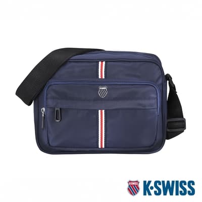 K-SWISS Taping Shoulder Bag運動斜背包-藍