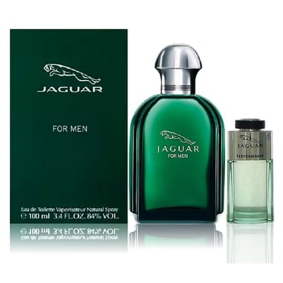 Jaguar 綠色經典淡香水100ml 搭贈隨機 4ml 小香