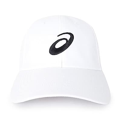 Asics Cap [3013A163-100] 鴨舌帽 棒球帽 防曬 遮陽 運動 慢跑 休閒 亞瑟士 白