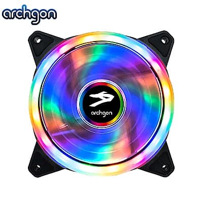 Archgon Blaze RGB 電競風扇-彩虹燈(RGBSF01)-2入組
