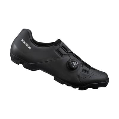 【SHIMANO】XC300 越野競賽級性能登山車鞋 寬楦 黑色
