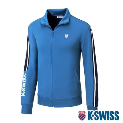 K-SWISS Interlock Jacket運動外套-男-藍