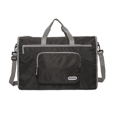 【OUTDOOR】旅遊配件-摺疊旅行袋(大)-黑 ODS19A01BK