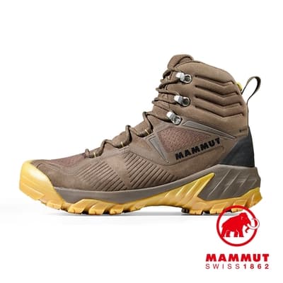 【Mammut長毛象】 Sapuen High GTX Men 高筒健行登山鞋 鷦鷯棕/琥珀綠 男款 #3030-04241