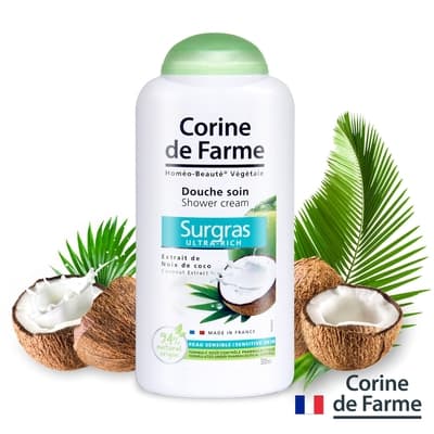 法國黎之芙椰子超滋養沐浴乳300ml-效期2023/05
