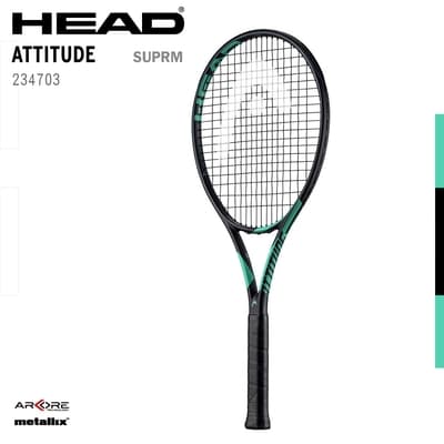 HEAD ATTITUDE SUPRM 網球拍 送網球 藍綠234703 灰紫234713