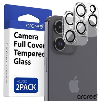 Araree Apple iPhone 15 Pro Max 鏡頭保護貼(2片裝)(透明)