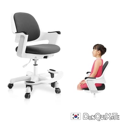 DONQUIXOTE_韓國原裝PETIT多功能學童椅-灰 W60*D60*H89~95cm