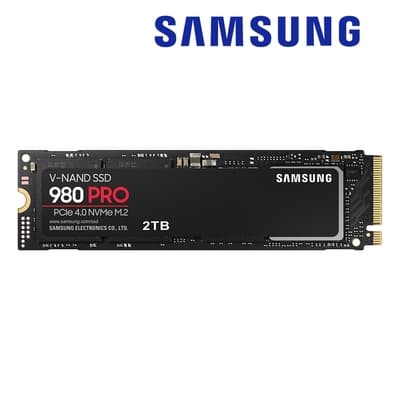 SAMSUNG 三星 980 PRO 2TB NVMe M.2 2280 PCIe 固態硬碟 (MZ-V8P2T0BW)